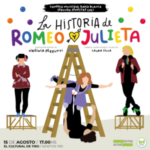 La Comedia Municipal presenta dos funciones de 'La historia de Romeo y Julieta': sábado a las 19 hs en el Centro de Jubilados de General Daniel Cerri