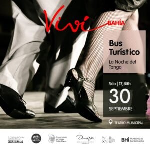 El Bus Turístico ofrece la Ruta del Tango el sábado 30 a las 17:45