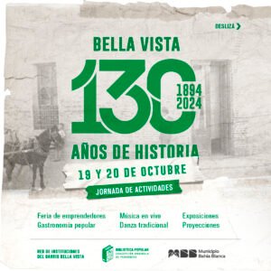 Festejos del 130° aniversario de Bella Vista con feria