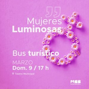 Bus Turístico ofrece recorrido especial para reflexionar sobre el rol histórico de la mujer.