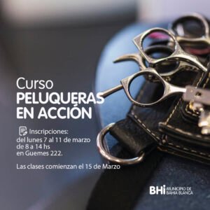 Peluqueras en Acción invita a participar de un curso de capacitación laboral en peluquería. Las inscripciones estarán abiertas desde el 7 al 11 de marzo en su sede de Güemes 222.