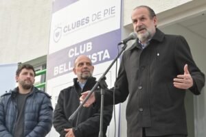 Susbielles inauguró obras de refacción en Club Bella Vista en el marco del programa Clubes de pie con inversión de 2.300 millones de pesos.