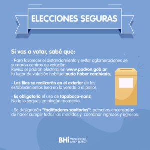 El municipio implementa medidas preventivas para las elecciones: distanciamiento social