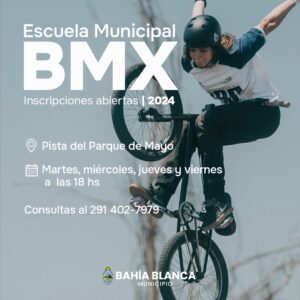 Abren inscripciones para Escuela Municipal de BMX 2024. Niños desde 5 años