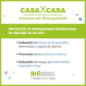 La Municipalidad desarrolla la campaña 'Casa x Casa' hasta el 31 de agosto