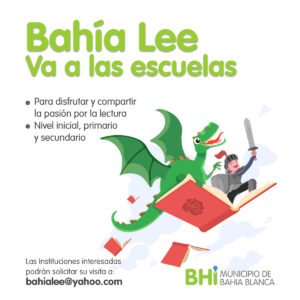 Bahía Lee retomará visitas en escuelas de todos los niveles y busca voluntarios para conformar un grupo de narradores y lectores orales. Las capacitaciones serán presenciales los lunes y virtuales los miércoles.