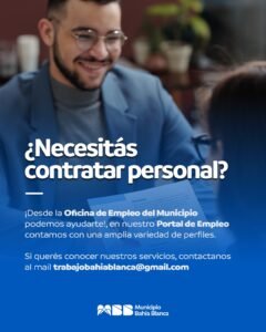 Oficina de Empleo municipal facilita la conexión entre empresas y trabajadores a través de portal digital.