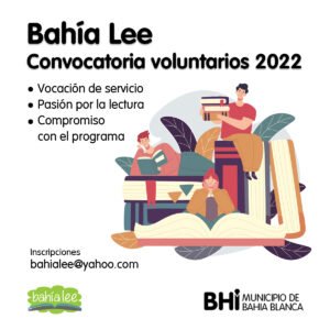 El programa Bahía Lee convoca voluntarios narradores y lectores orales para promover la lectura en instituciones educativas