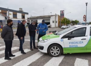 El intendente Gay recorrió en Cabildo obras de pavimentación en tres calles principales con inversión de 17.1 millones de pesos