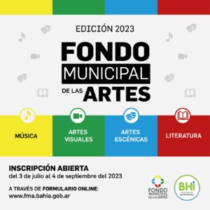 El Municipio abre inscripciones hasta el próximo lunes para acceder a becas y subsidios del Fondo Municipal de las Artes. Dirigido a artistas