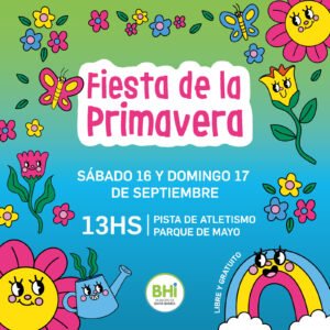 Se realizará la Fiesta de la Primavera este fin de semana en el parque de Mayo con bandas locales