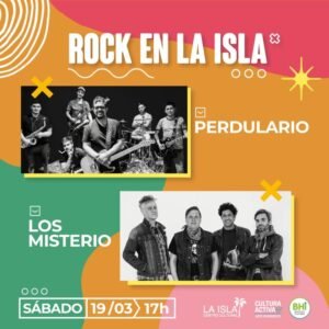Fin de semana cultural en Bahía Blanca con Rock en la Isla (sábado 19 hs)