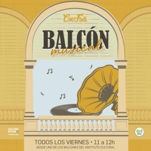 Fin de semana con actividades culturales gratuitas: música folklórica en vivo desde vinilo en el Instituto Cultural
