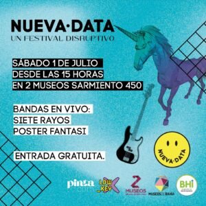 Tres propuestas culturales gratuitas: Festival Nueva Data con conciertos en 2 Museos (sábado 15h)