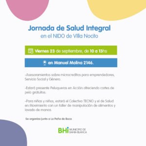 El NIDO de Villa Nocito organiza una jornada de salud integral con asesoramiento en microcreditos
