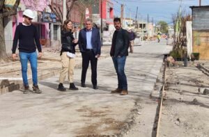 La intervención urbana en Villa Mitre alcanza el 92% de avance. Las obras incluyen reacondicionamiento de veredas en calle Garibaldi