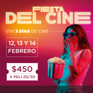 Se realizará la Fiesta del Cine en CINEMACENTER del 12 al 14 de marzo