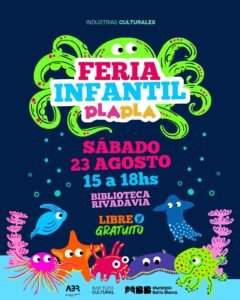 Instituto Cultural presenta actividades culturales y educativas gratuitas para celebrar el Día de las Infancias en la Biblioteca Rivadavia.