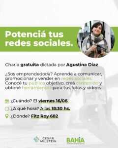 El Centro de Innovación César Milstein ofrece charla-taller gratuita sobre redes sociales este viernes