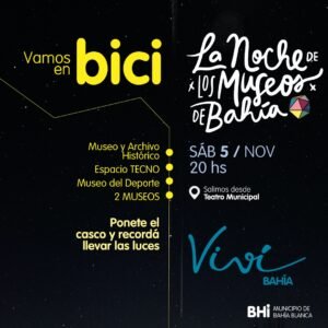 Actividad de cicloturismo por la Noche de los Museos el 5 de noviembre