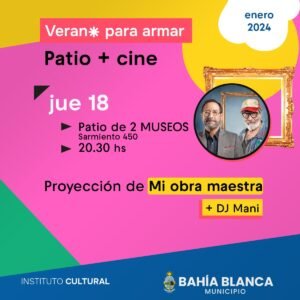 Continúa el programa Verano para armar con eventos culturales gratuitos durante enero y febrero.