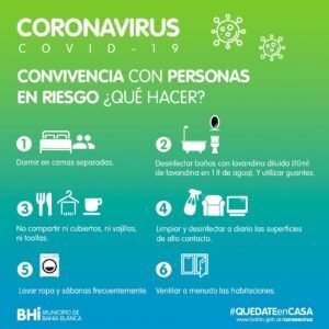 Municipalidad brinda recomendaciones de higiene y cuidados para convivencias seguras con personas de riesgo.