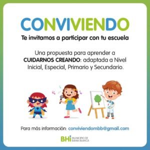 Bahía Blanca abre concurso de arte Conviviendo para estudiantes de todos los niveles educativos con temática COVID-19.