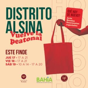 Se realizará un paseo peatonal de compras en calle Alsina entre San Martín y Dorrego con promociones