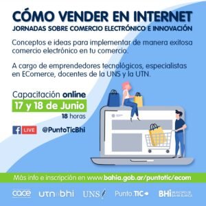 La municipalidad organiza dos jornadas de capacitación online sobre comercio electrónico e innovación con especialistas en negocios digitales