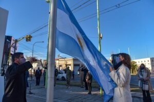 Se realizó el acto oficial por el Día de la Bandera en Bahía Blanca