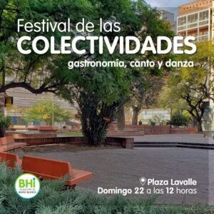 El Centro de Colectividades Extranjeras organiza un festival este domingo en plaza Lavalle con participación de asociaciones israelita