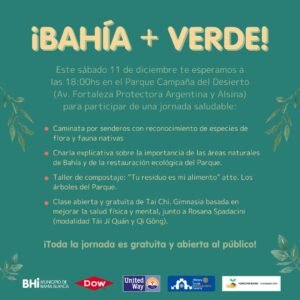 Se realizará una Jornada Saludable gratuita en Fortaleza Protectora Argentina y Alsina como parte del Proyecto de Restauración Parque Campaña del Desierto. Incluye caminata