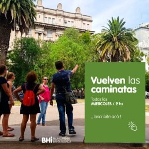 La Dirección de Turismo retoma las caminatas guiadas a partir del miércoles 9 de marzo a las 9 hs. El primer recorrido será por el Centro Histórico