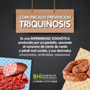 La municipalidad de Bahía Blanca brinda recomendaciones para prevenir la triquinosis. Consumidores deben cocinar bien la carne