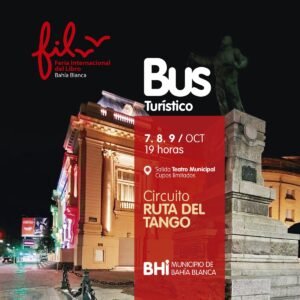 El Bus Turístico ofrece recorridas por la Ruta del Tango los viernes