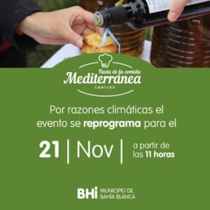 Por pronóstico de mal tiempo