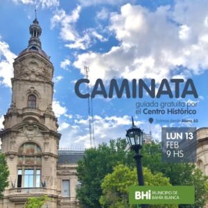 Se realizarán caminatas guiadas gratuitas por el Centro Histórico y la Plaza Rivadavia los lunes 13 y miércoles 15 a las 9 AM