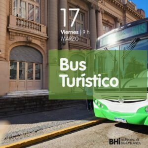 El Municipio ofrece un recorrido turístico gratuito en Bus Turístico desde el Teatro Municipal