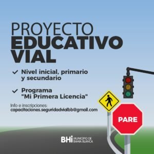 El Proyecto Educación Vial llega a escuelas de todos los niveles para fomentar conciencia ciudadana y buenos hábitos viales. En secundaria incluye el programa Mi Primera Licencia con temas de legislación