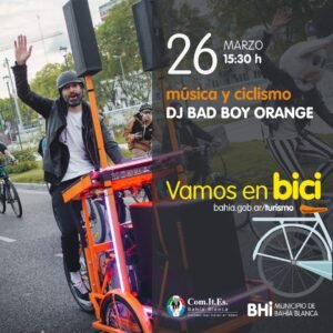 La Dirección de Turismo organiza un paseo cicloturístico gratuito que combina música en vivo con los atractivos culturales italianos de la ciudad. El recorrido de 6 km visitará el Monumento a Garibaldi