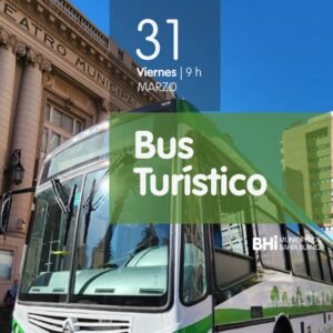 El Bus Turístico de Bahía Blanca ofrece salidas gratuitas: viernes recorrido por el centro