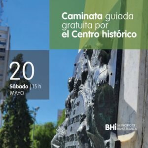 El municipio ofrece actividades turísticas gratuitas: caminata guiada por el centro histórico a las 15 hs desde el Municipio (inscripción online) y Bus Turístico que recorrerá Villa Harding Green y el Museo de la Aviación Naval (cupos limitados