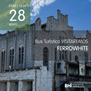 El Bus Turístico ofrece un paseo gratuito de 2 horas visitando el Museo Taller Ferrowhite. Salida desde el Teatro Municipal a las 15:30. Inscripción por WhatsApp con cupos limitados.