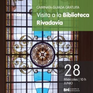Se realizará una caminata guiada gratuita por el casco histórico de Bahía Blanca con visita a la Biblioteca Rivadavia el miércoles a las 10 hs desde el Puesto de Informes Turísticos. Cupos limitados. Inscripción online.