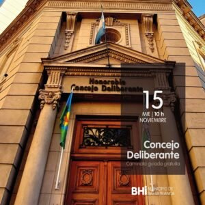 Se realizará una caminata guiada gratuita por el centro histórico de Bahía Blanca este miércoles a las 10. El recorrido incluye fachadas de monumentos
