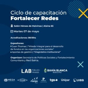 La Municipalidad lanza el ciclo Fortalecer Redes con capacitaciones para organizaciones sociales a lo largo del año.