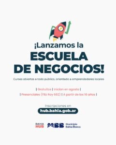Nuevos cursos gratuitos de la Escuela de Negocios para emprendedores y adultos en Bahía Hub. Diseño