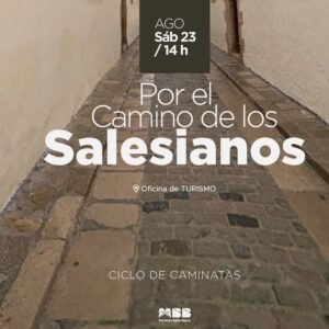 Caminata guiada gratuita por patrimonio salesiano el sábado 23 de marzo desde las 14 horas.