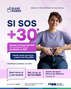 Campaña de testeos gratuitos de VPH