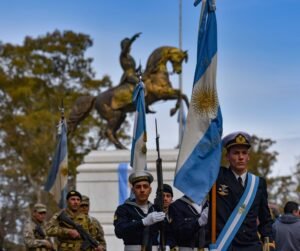 Bahía Blanca conmemoró el 169º aniversario del fallecimiento del General San Martín con acto oficial en el Parque de Mayo.